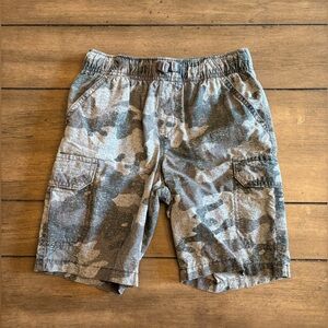 Jumping Beans Gray Camouflage Cargo Shorts